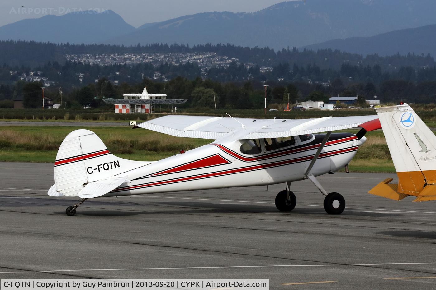 C-FQTN, 1952 Cessna 170B C/N 25086, Parked