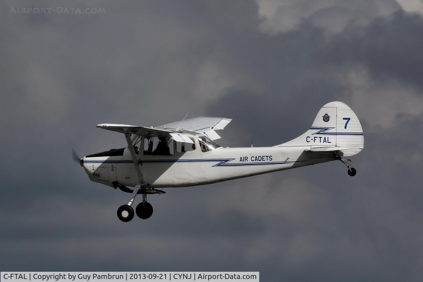 C-FTAL, 1956 Cessna L-19E Bird Dog Bird Dog C/N 24605, Landing