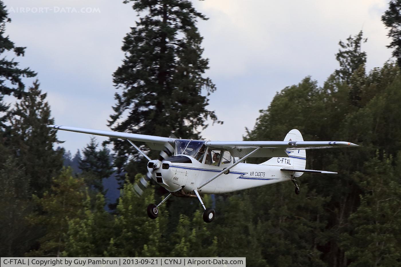 C-FTAL, 1956 Cessna L-19E Bird Dog Bird Dog C/N 24605, Landing