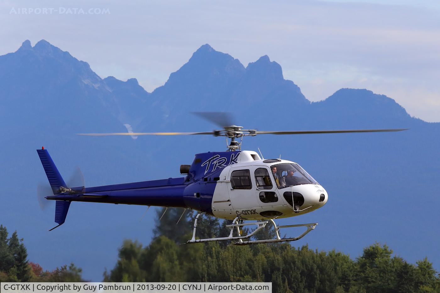 C-GTXK, 1988 Eurocopter AS-350BA Ecureuil C/N 2065, Landing