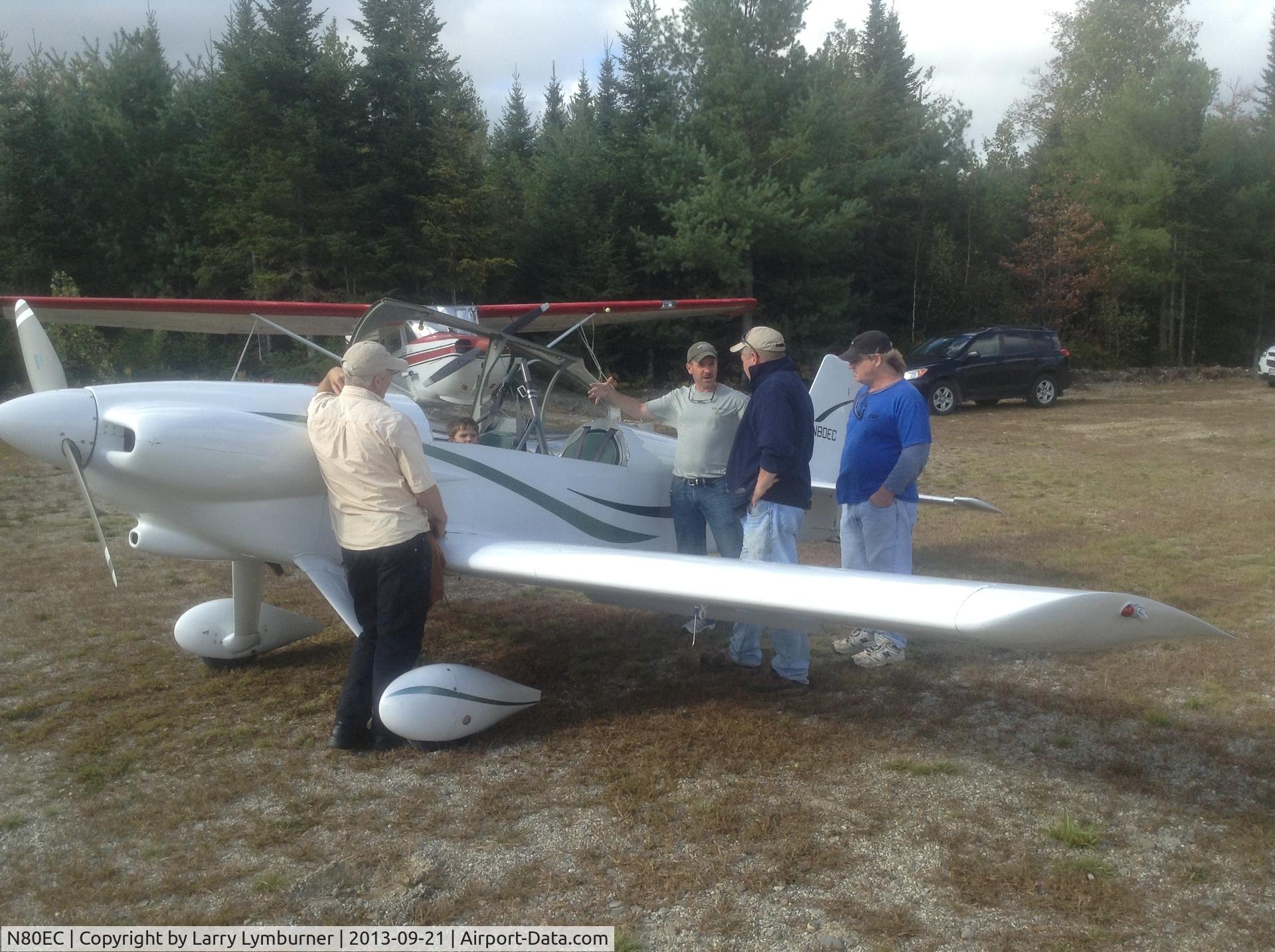 N80EC, 2001 Vans RV-4 C/N 4215, Taken at Peasley Field Fly-in Mariaville ME 9/21/2013