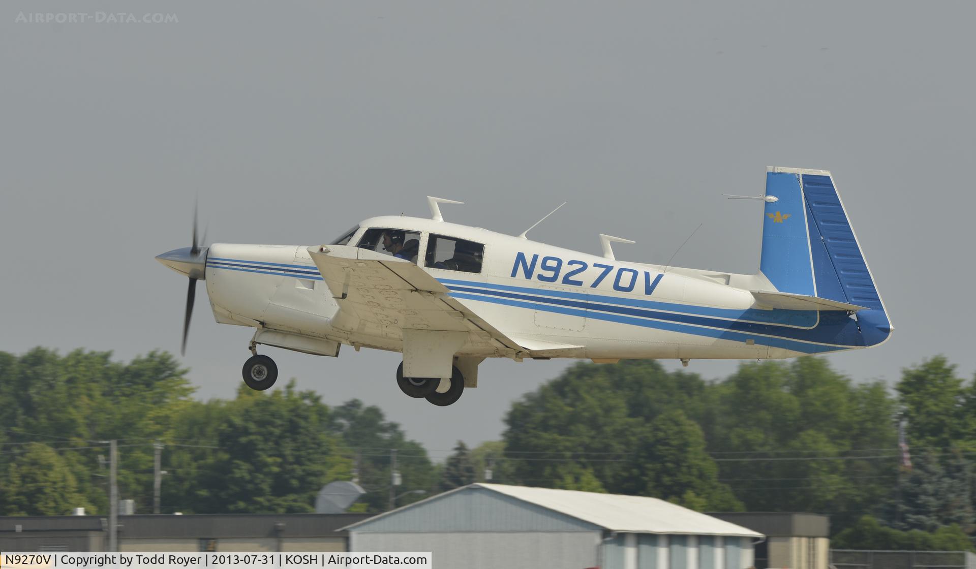 N9270V, 1969 Mooney M20C Ranger C/N 690073, Airventure 2013