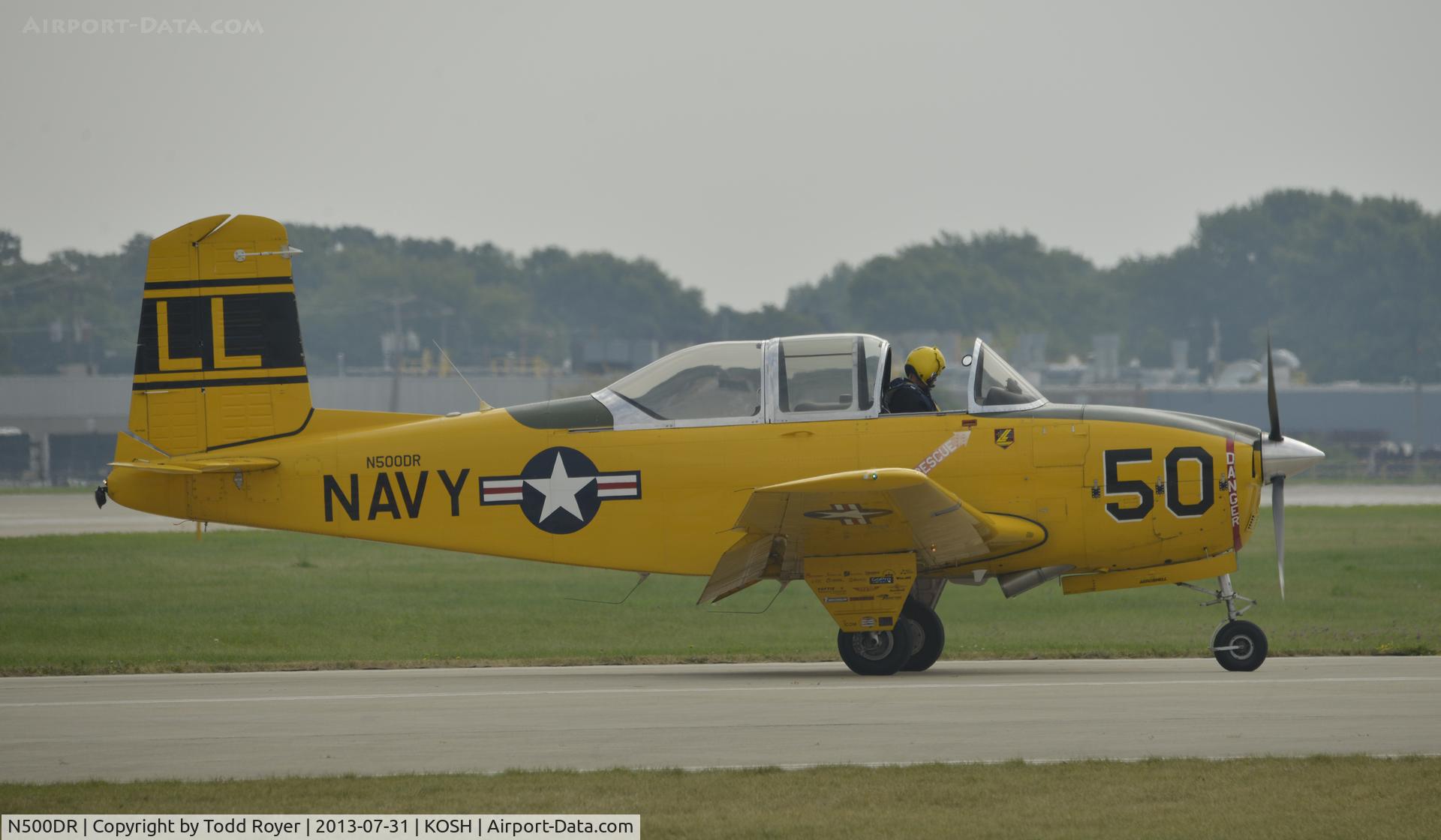 N500DR, 1954 Beech T-34A (A45) Mentor Mentor C/N G-31, Airventure 2013