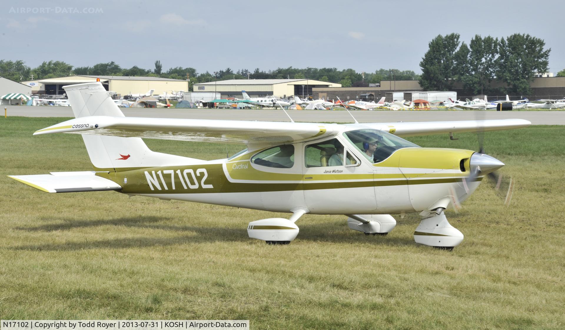 N17102, 1976 Cessna 177B Cardinal C/N 17702503, Airventure 2013