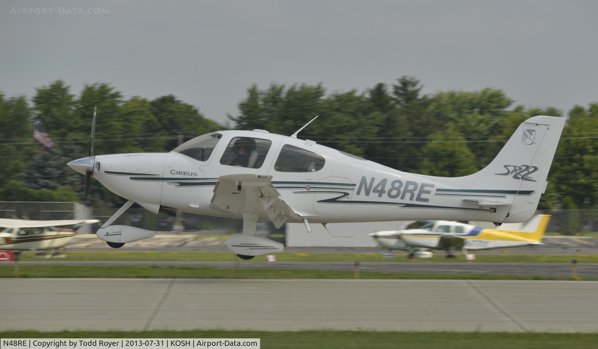 N48RE, 2002 Cirrus SR22 C/N 0404, Airventure 2013