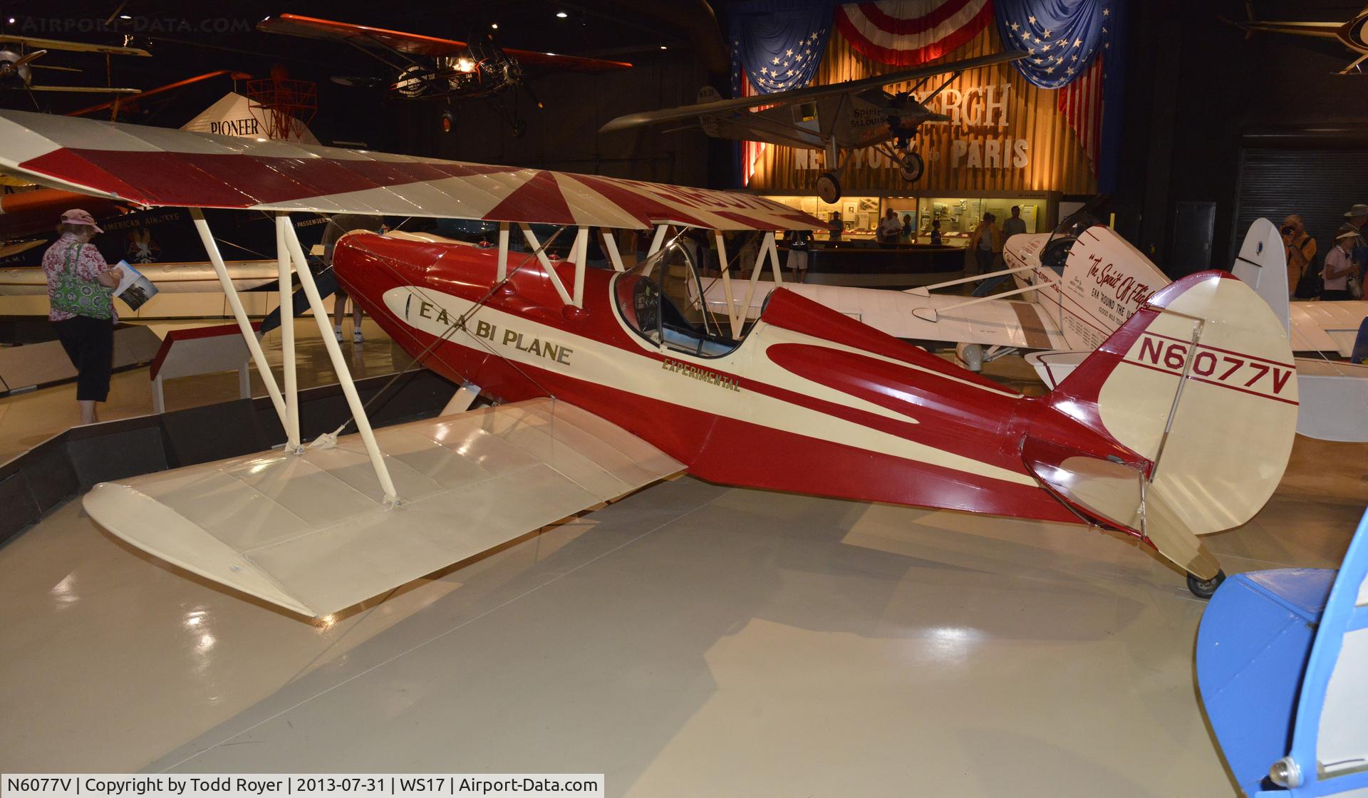 N6077V, 1960 Experimental Aircraft Association A-1 Bi-Plane C/N A1, Airventure 2013