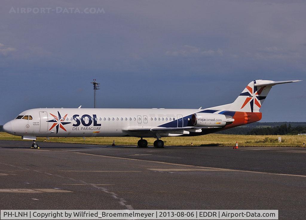 PH-LNH, 1991 Fokker 100 (F-28-0100) C/N 11341, This was former ZP-CAL after return to the lessor.