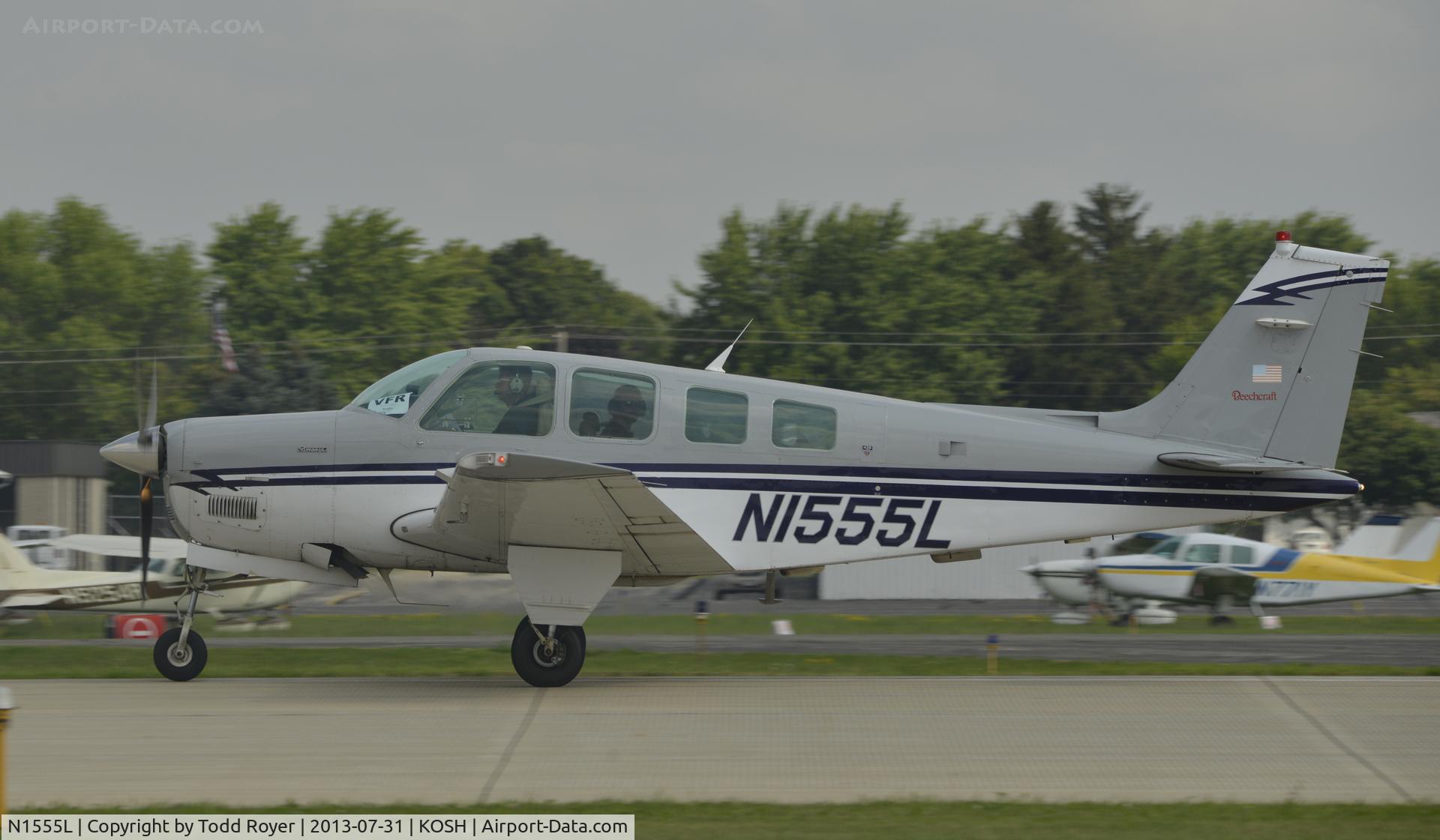 N1555L, 1988 Beech A36 Bonanza 36 C/N E-2419, Airventure 2013