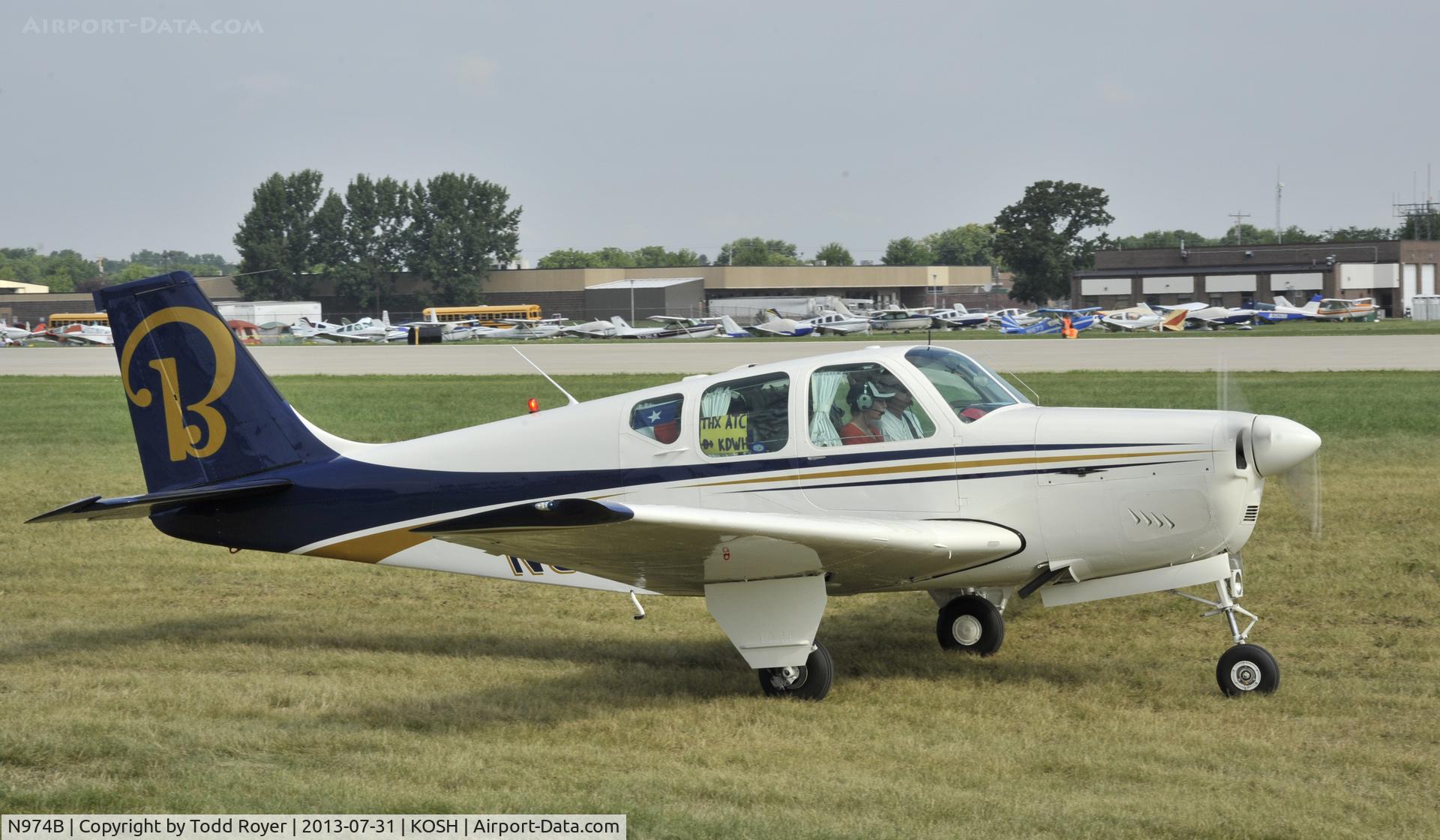 N974B, 1961 Beech 35-A33 Debonair C/N CD-369, Airventure 2013