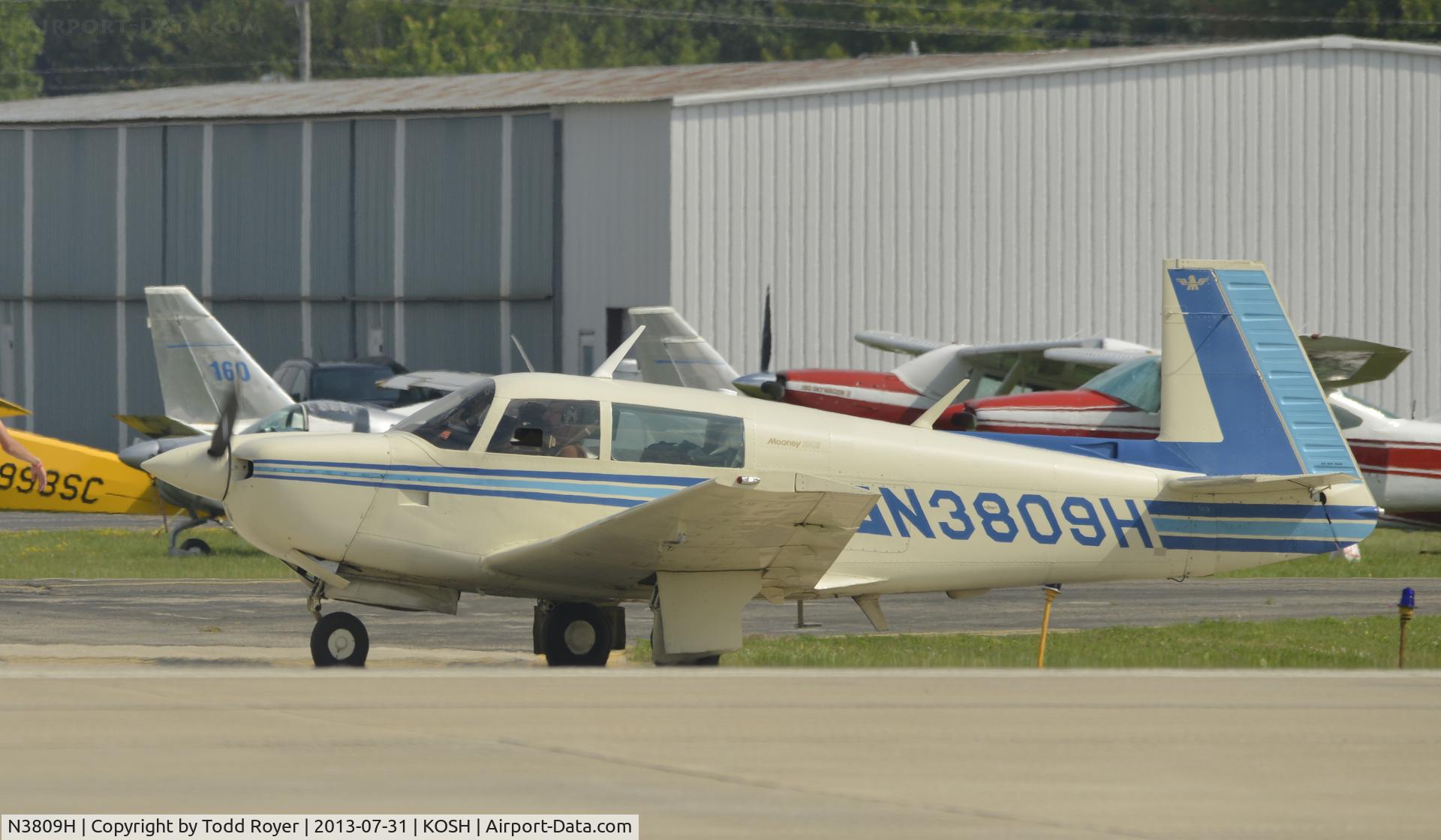 N3809H, 1980 Mooney M20J 201 C/N 24-0946, Airventure 2013