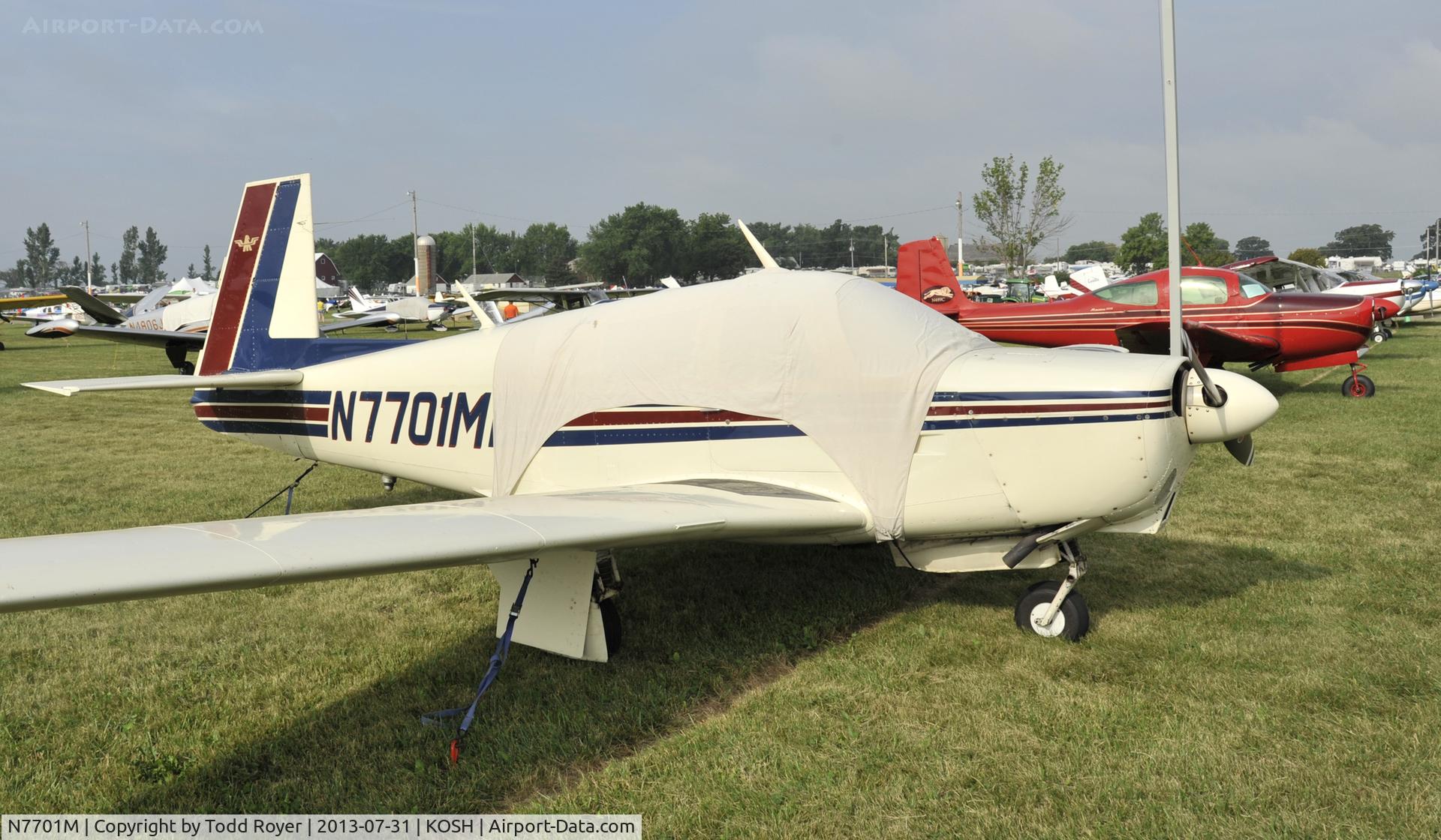 N7701M, 1967 Mooney M20C Ranger C/N 670119, Airventure 2013