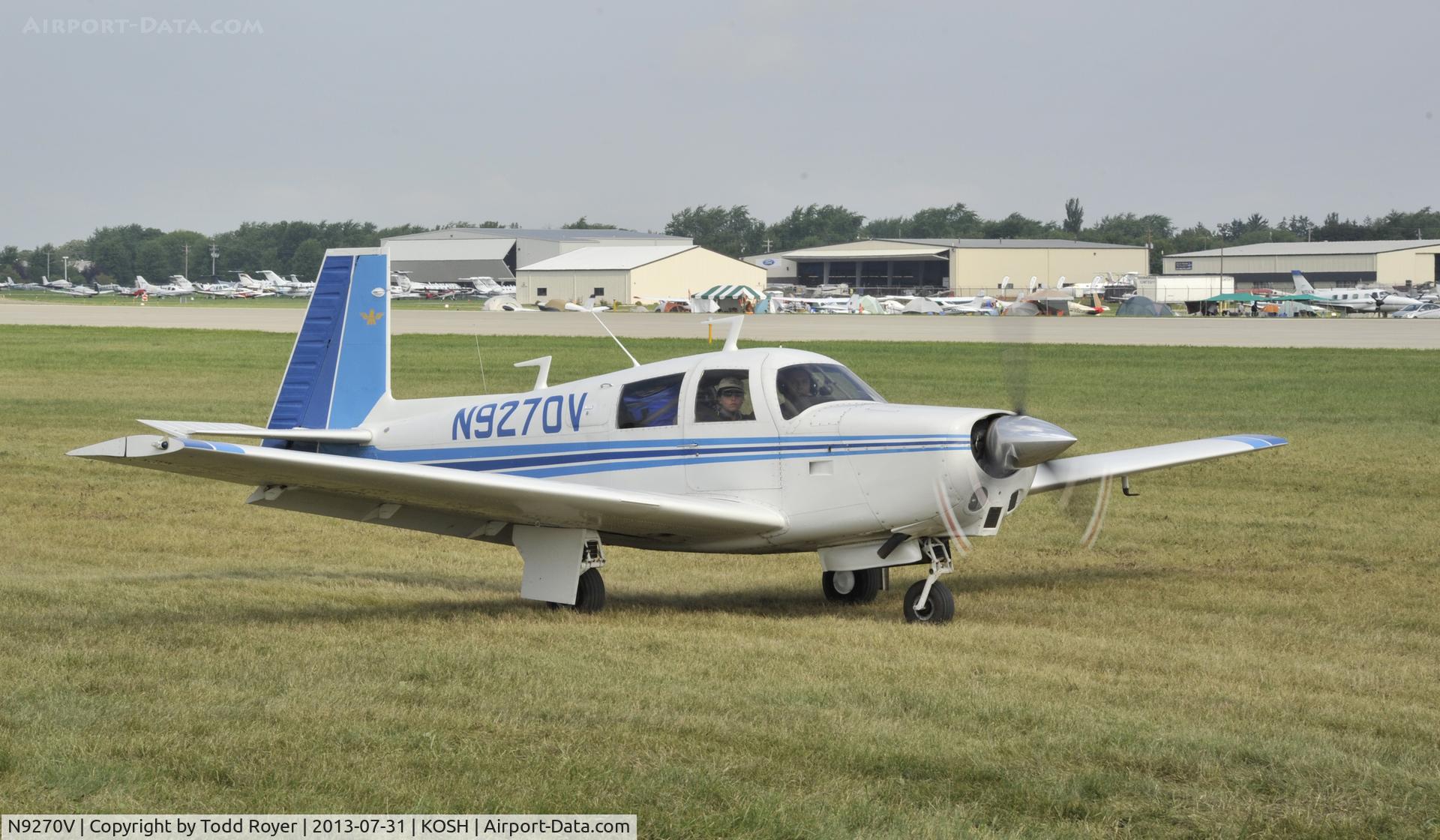 N9270V, 1969 Mooney M20C Ranger C/N 690073, Airventure 2013