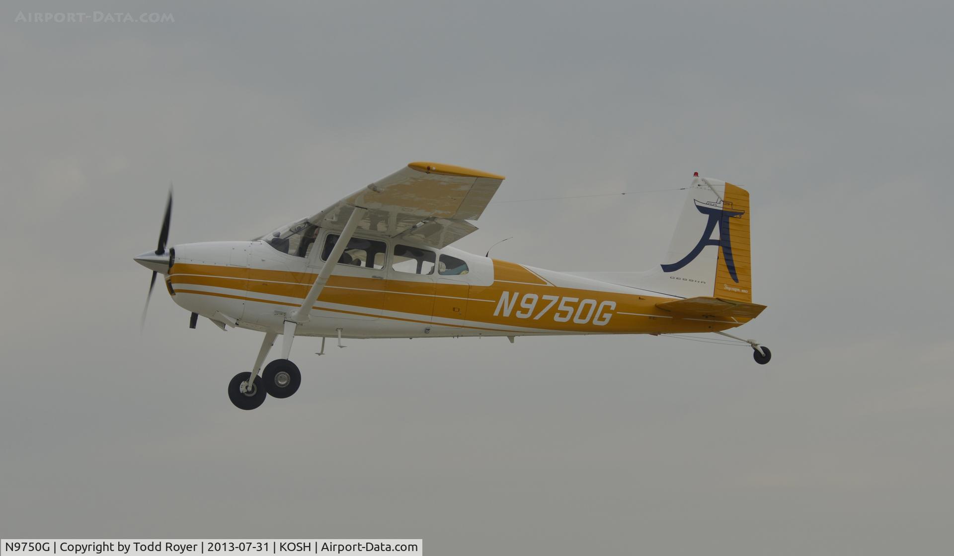 N9750G, 1972 Cessna 180H Skywagon C/N 18052250, Airventure 2013