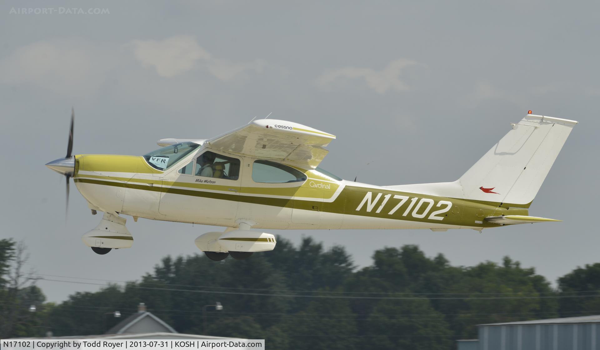 N17102, 1976 Cessna 177B Cardinal C/N 17702503, Airventure 2013