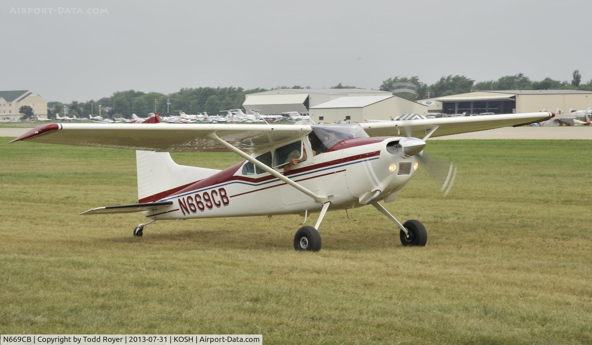 N669CB, 1976 Cessna 180J C/N 18052725, Airventure 2013