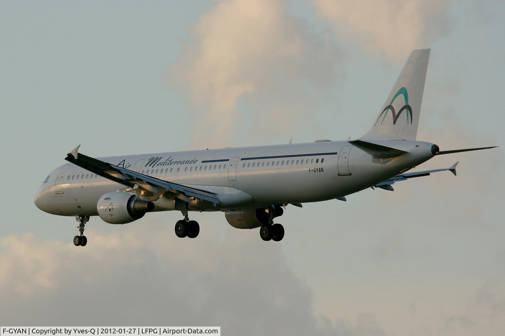 F-GYAN, 1995 Airbus A321-111 C/N 535, Airbus A321-111, Short approach rwy 26L, Roissy Charles De Gaulle Airport (LFPG-CDG)