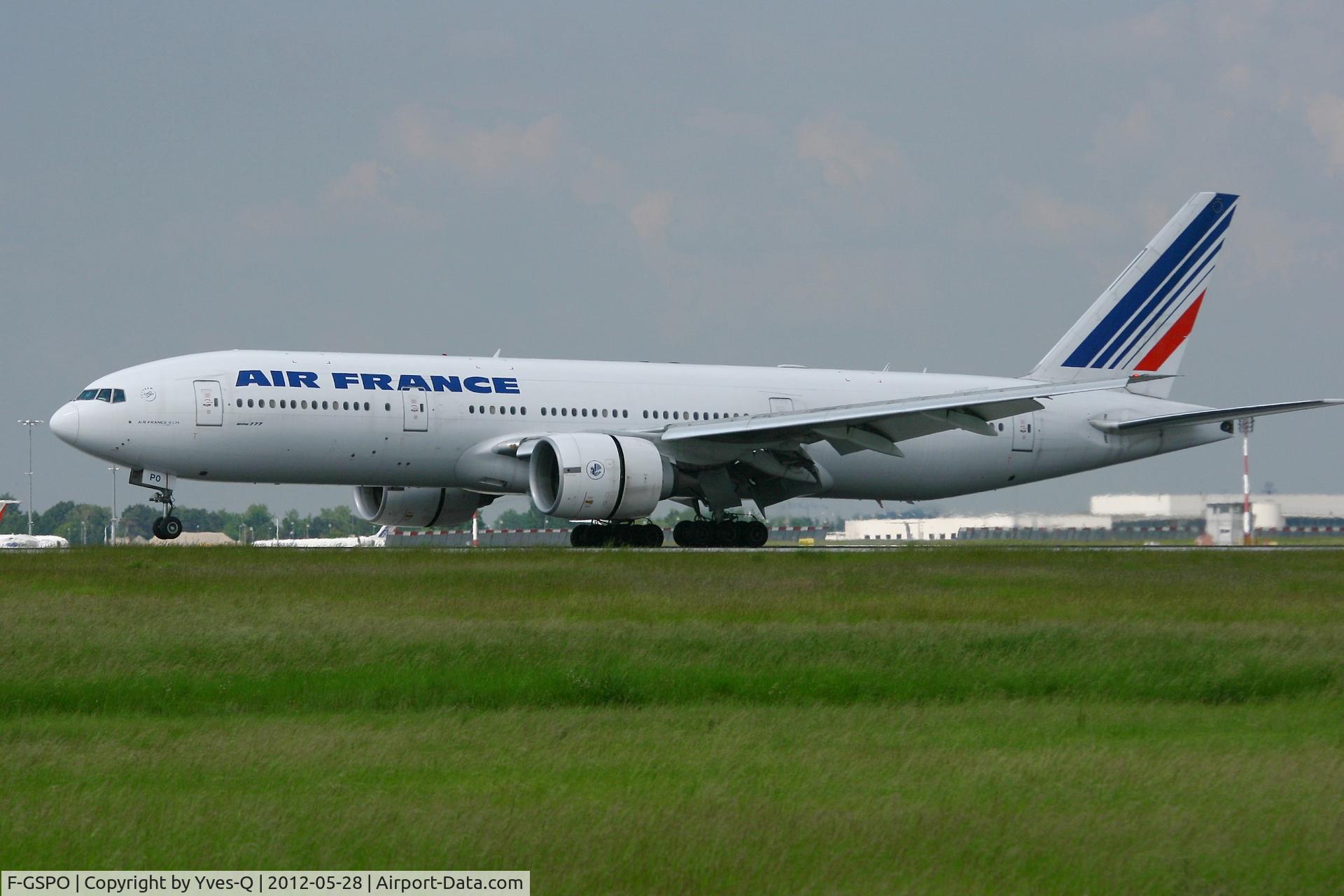 F-GSPO, 2001 Boeing 777-228/ER C/N 30614, Boeing 777-228 (ER), Roissy Charles De Gaulle Airport (LFPG-CDG)