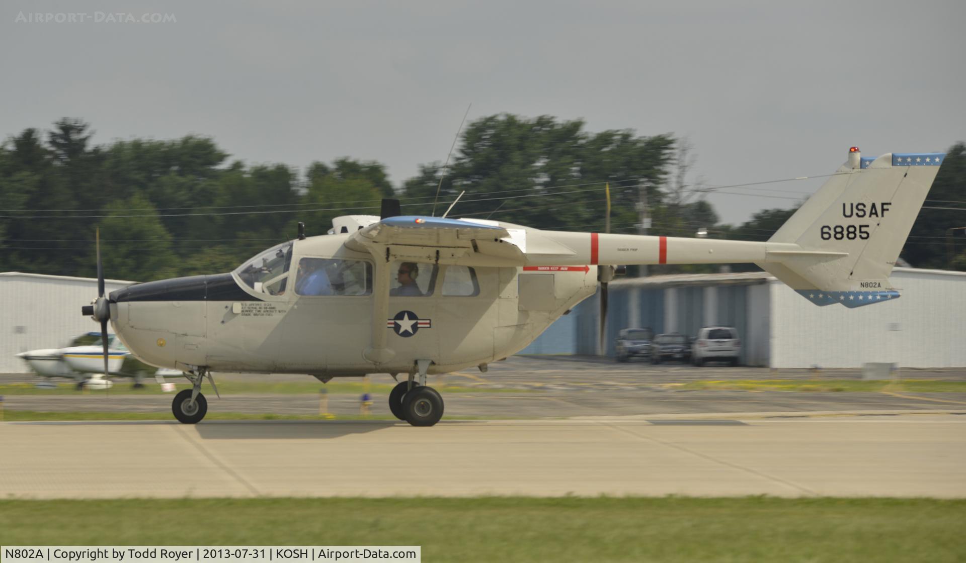 N802A, 1968 Cessna O-2A (M337B) Super Skymaster Super Skymaster C/N 337M-0174, Airventure 2013