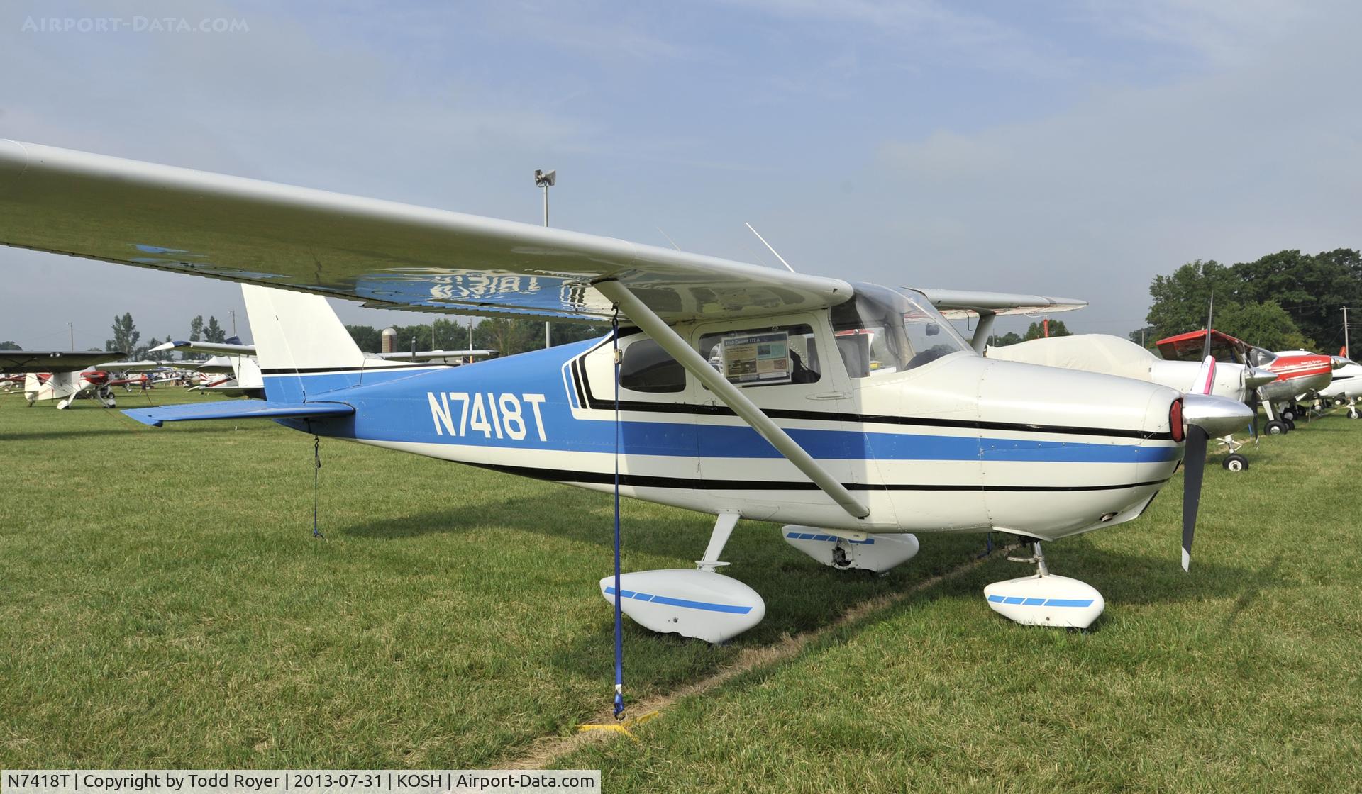 N7418T, 1959 Cessna 172A C/N 47018, Airventure 2013