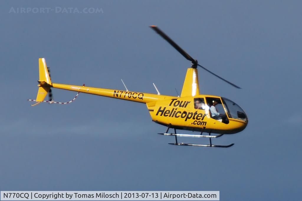 N770CQ, 2005 Robinson R44 II C/N 10708, Seen on a flight over Miami Beach
