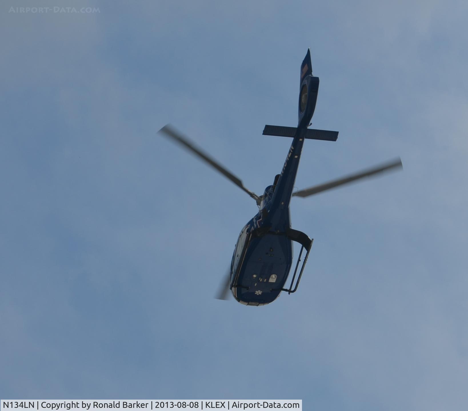 N134LN, 2005 Eurocopter EC-130B-4 (AS-350B-4) C/N 3985, Departure Lexington