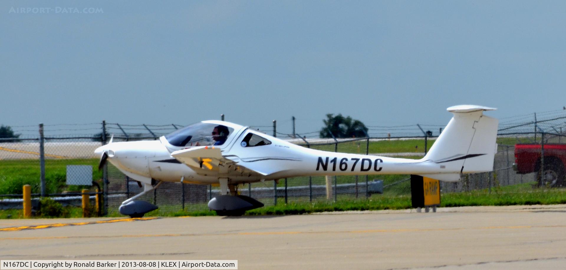 N167DC, 2001 Diamond DA-20C-1 Eclipse C/N C0167, Taxi LEX