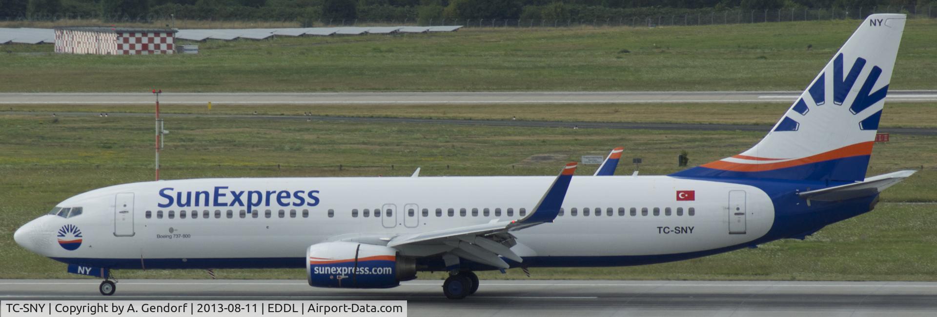 TC-SNY, 1997 Boeing 737-8K5 C/N 27981, Sun Express, seen here at Düsseldorf Int´l(EDDL)