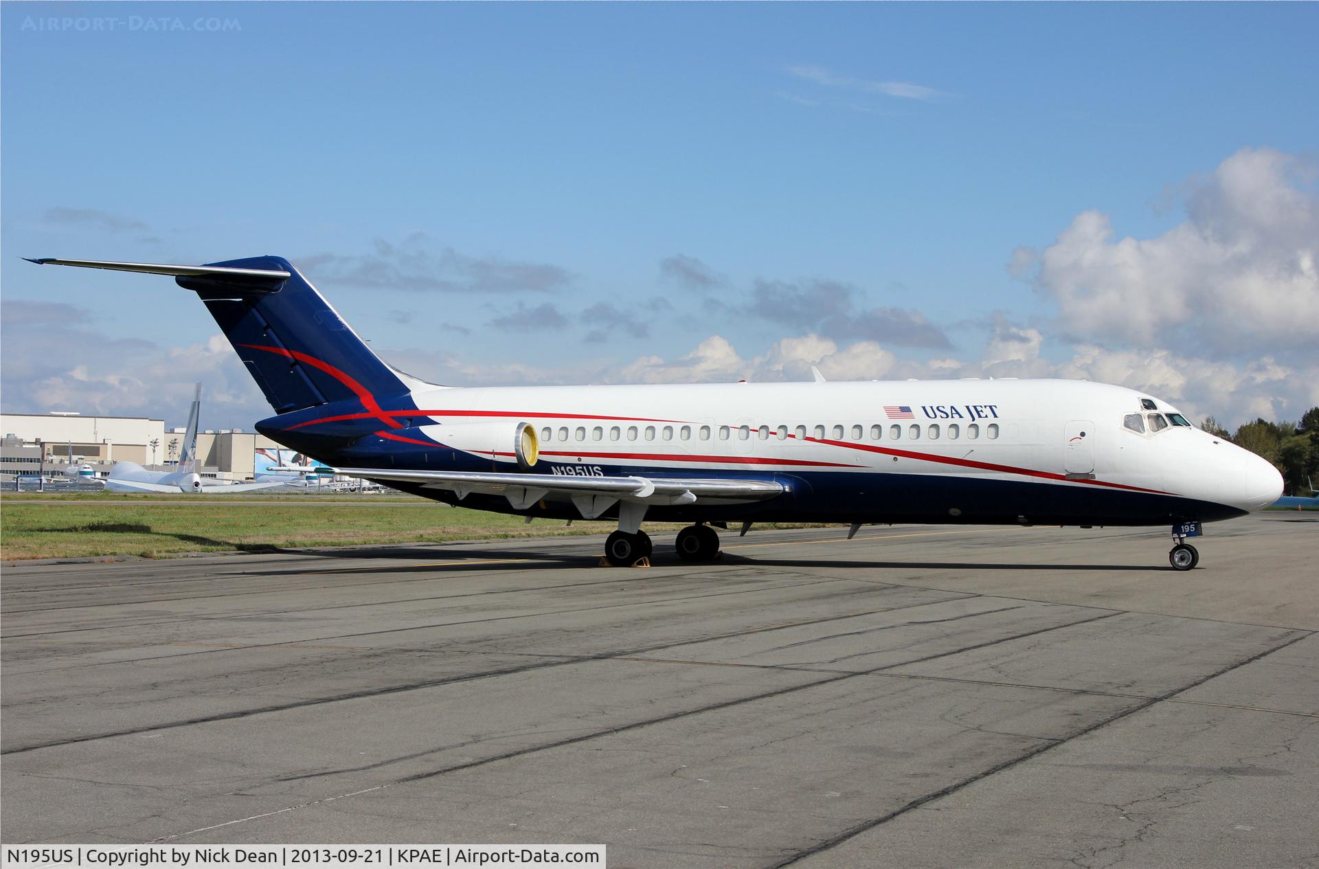 N195US, 1967 Douglas DC-9-15F C/N 47017, KPAE/PAE Looking pretty good at 46 years of age!!!