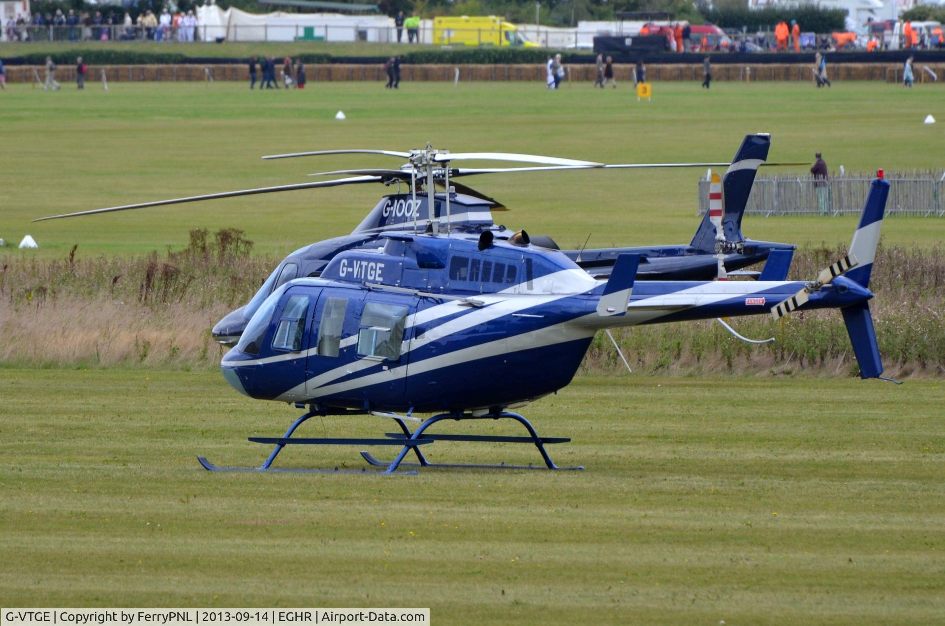 G-VTGE, 1977 Bell 206L LongRanger LongRanger C/N 45091, Vantage Helicopters B206L at Goodwood