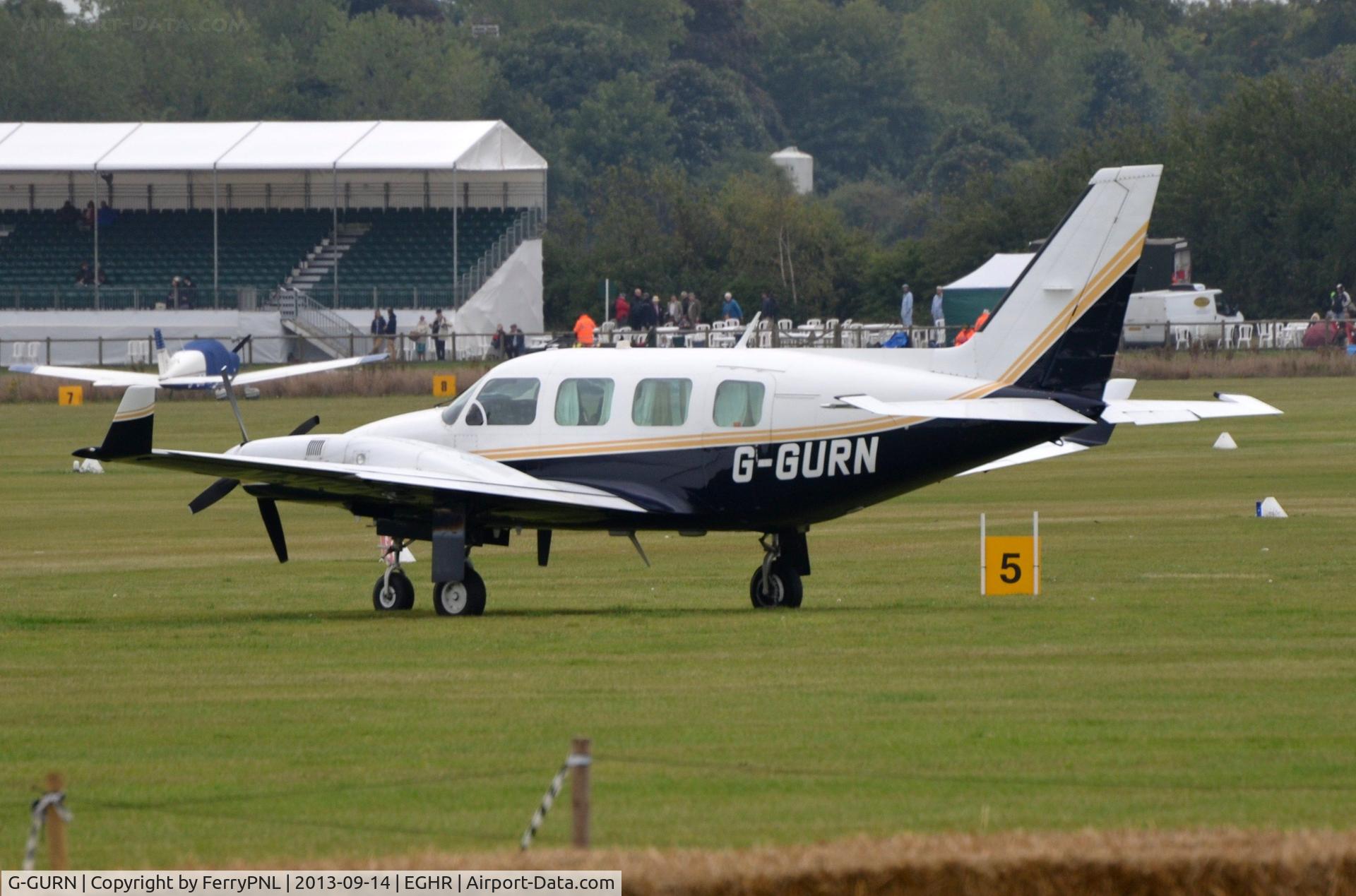 G-GURN, 1979 Piper PA-31-310 Navajo Navajo C/N 31-7912117, Guernsey based PA31 Navajo visiting Goodwood.