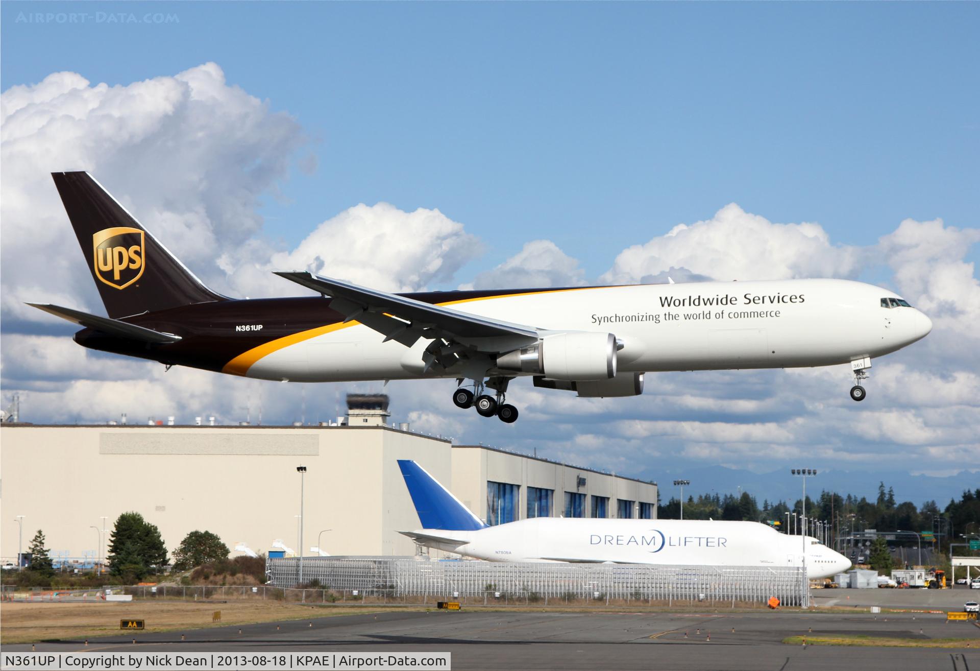 N361UP, 2013 Boeing 767-34AF/ER C/N 37878, KPAE/PAE