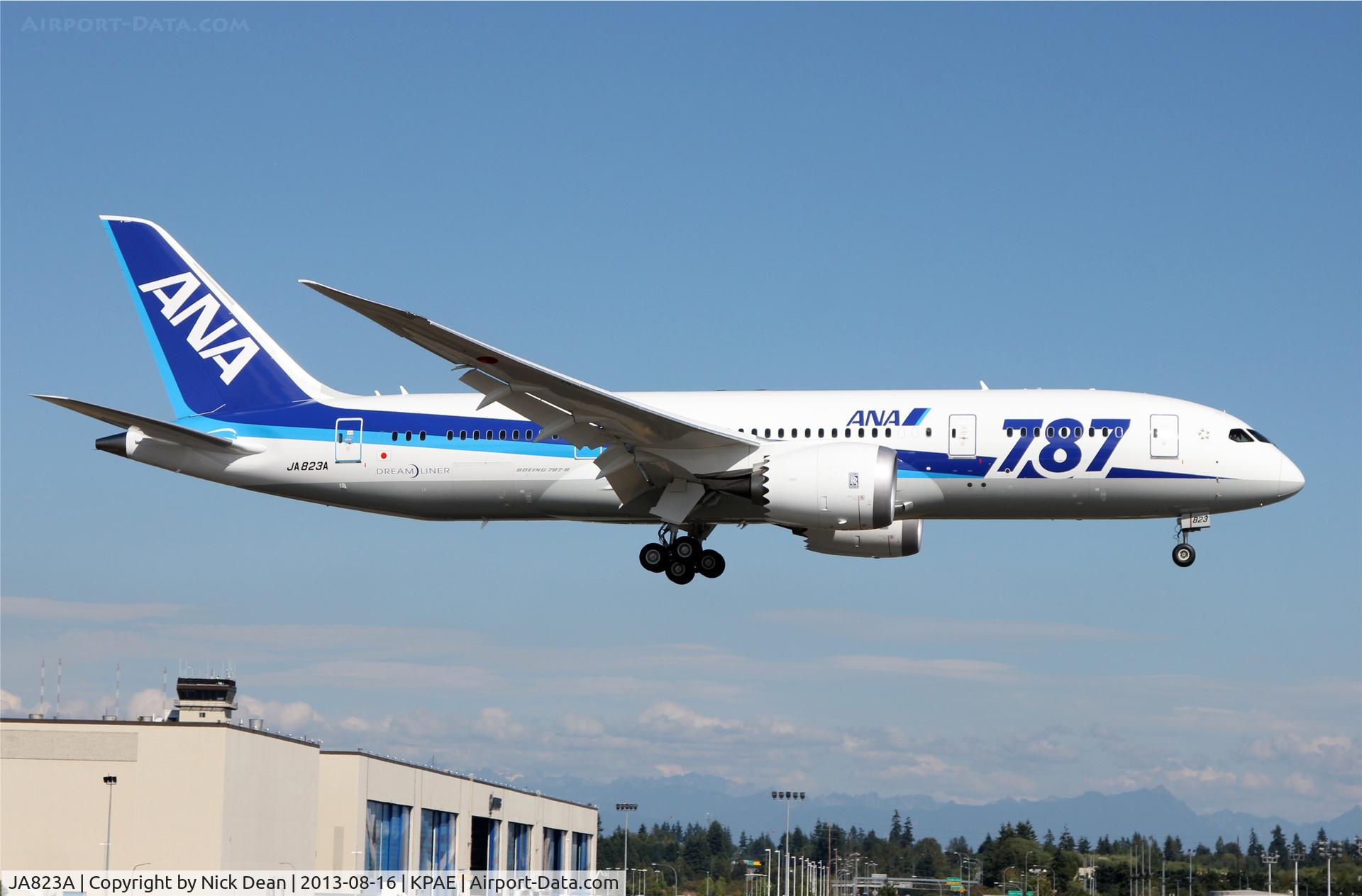 JA823A, 2013 Boeing 787-8 Dreamliner C/N 42246, KPAE/PAE