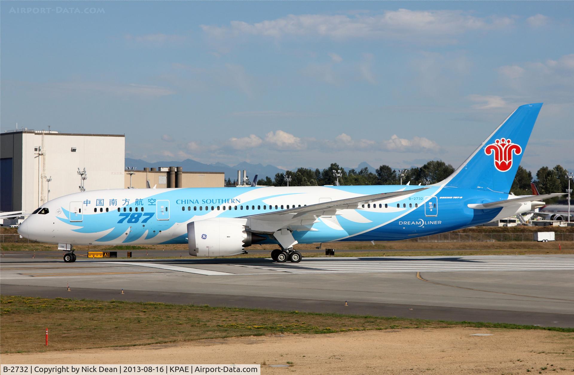 B-2732, 2013 Boeing 787-8 Dreamliner C/N 34926, KPAE/PAE
