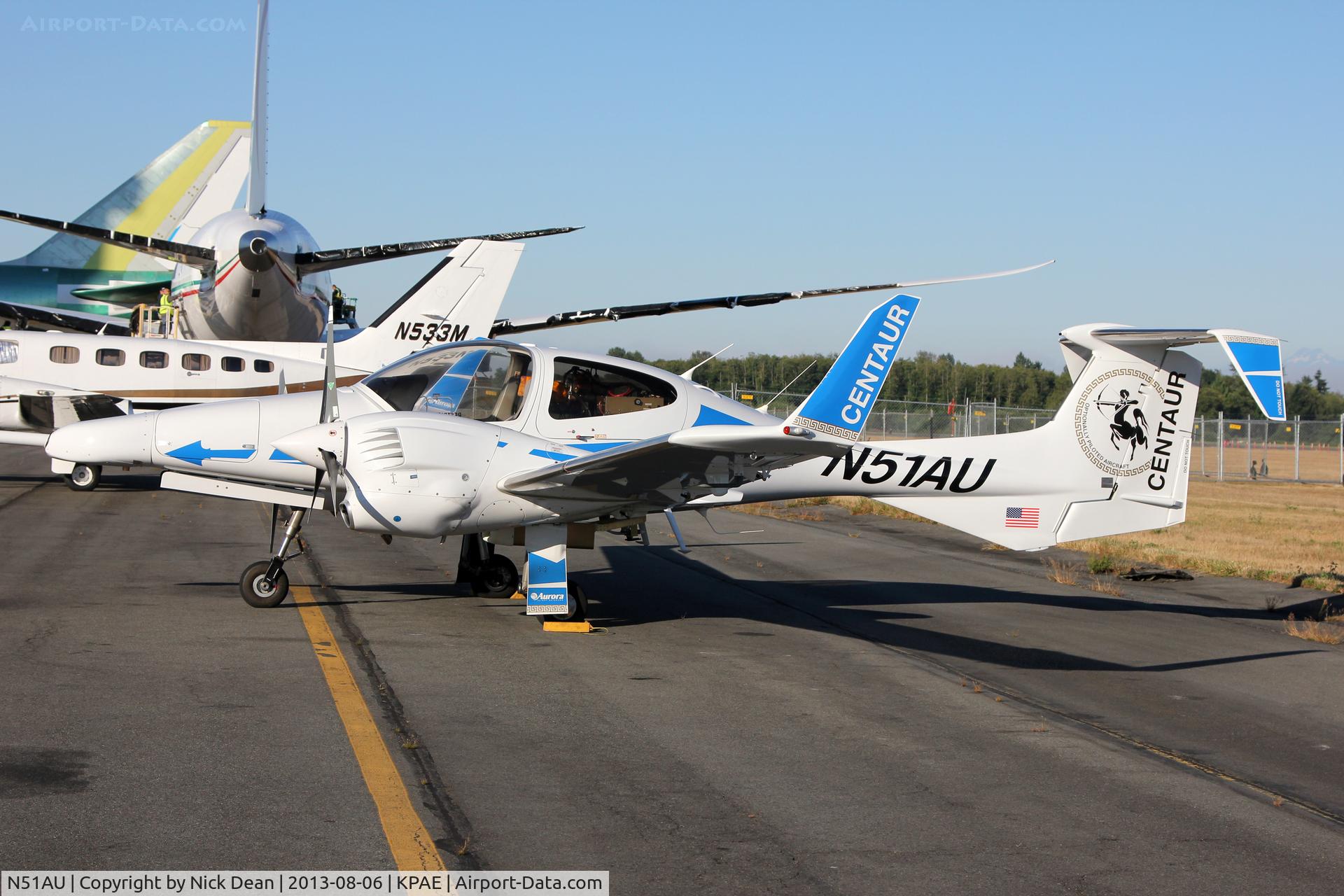 N51AU, Diamond DA-42MNG Twin Star C/N 42.MN004, KPAE/PAE