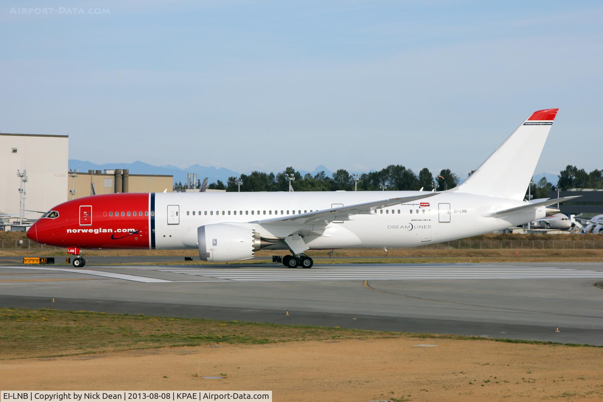 EI-LNB, 2013 Boeing 787-8 Dreamliner C/N 35305, KPAE/PAE