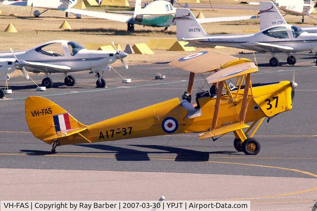 VH-FAS, 1942 De Havilland Australia DH-82A Tiger Moth C/N DHA34, De Havilland DH.82A Tiger Moth [DHA34] Perth-Jandakot~VH 30/03/2007