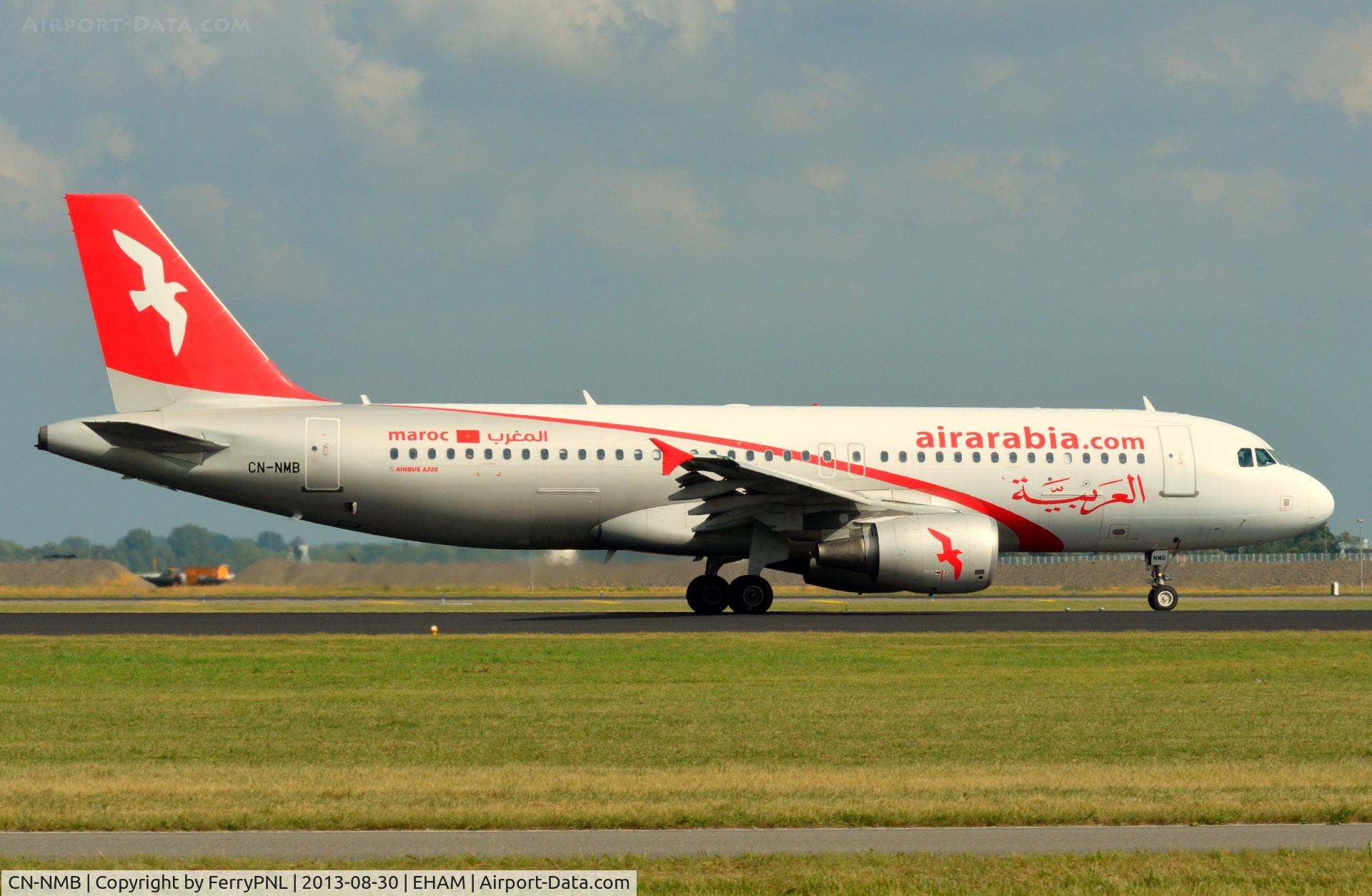 CN-NMB, 2009 Airbus A320-214 C/N 3833, Air Arabia Morocco vacating runway