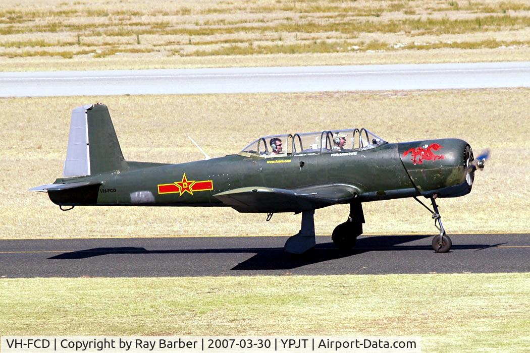 VH-FCD, 1982 Nanchang CJ-6A C/N 3832021, Nanchang CJ-6A [3832021] (Fighter Combat International) Perth-Jandakot~VH 30/03/2007
