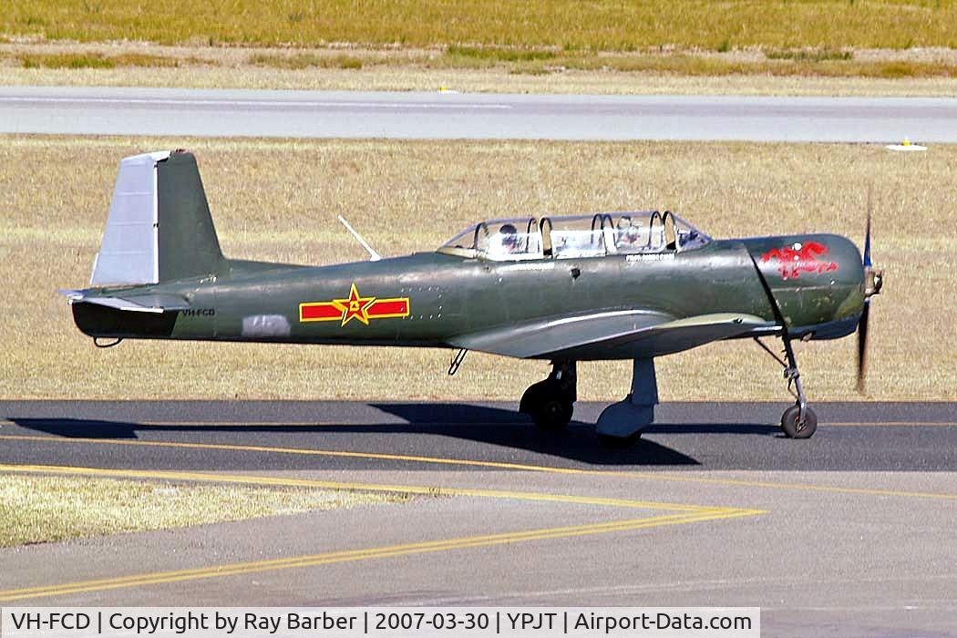 VH-FCD, 1982 Nanchang CJ-6A C/N 3832021, Nanchang CJ-6A [3832021] (Fighter Combat International) Perth-Jandakot~VH 30/03/2007