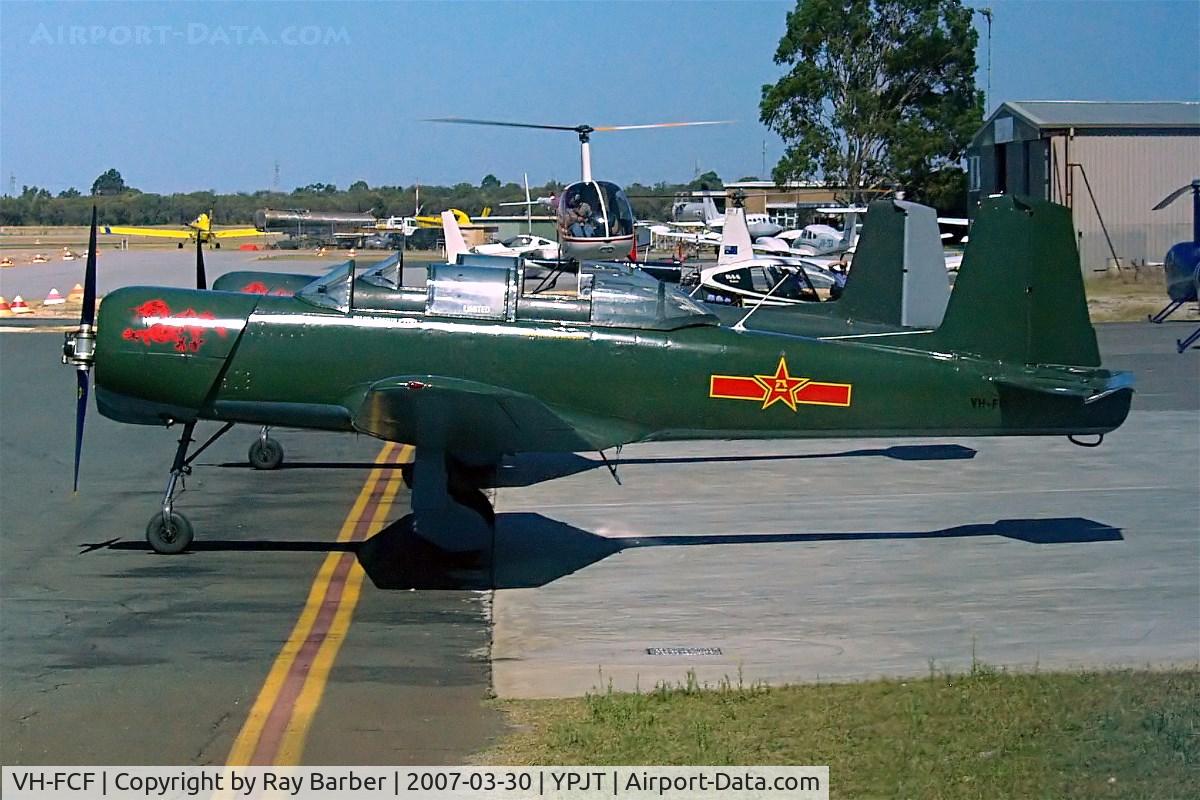 VH-FCF, 1986 Nanchang CJ-6A C/N 4332020, Nanchang CJ-6A [4332020] (Fighter Combat International) Perth-Jandakot~VH 30/03/2007