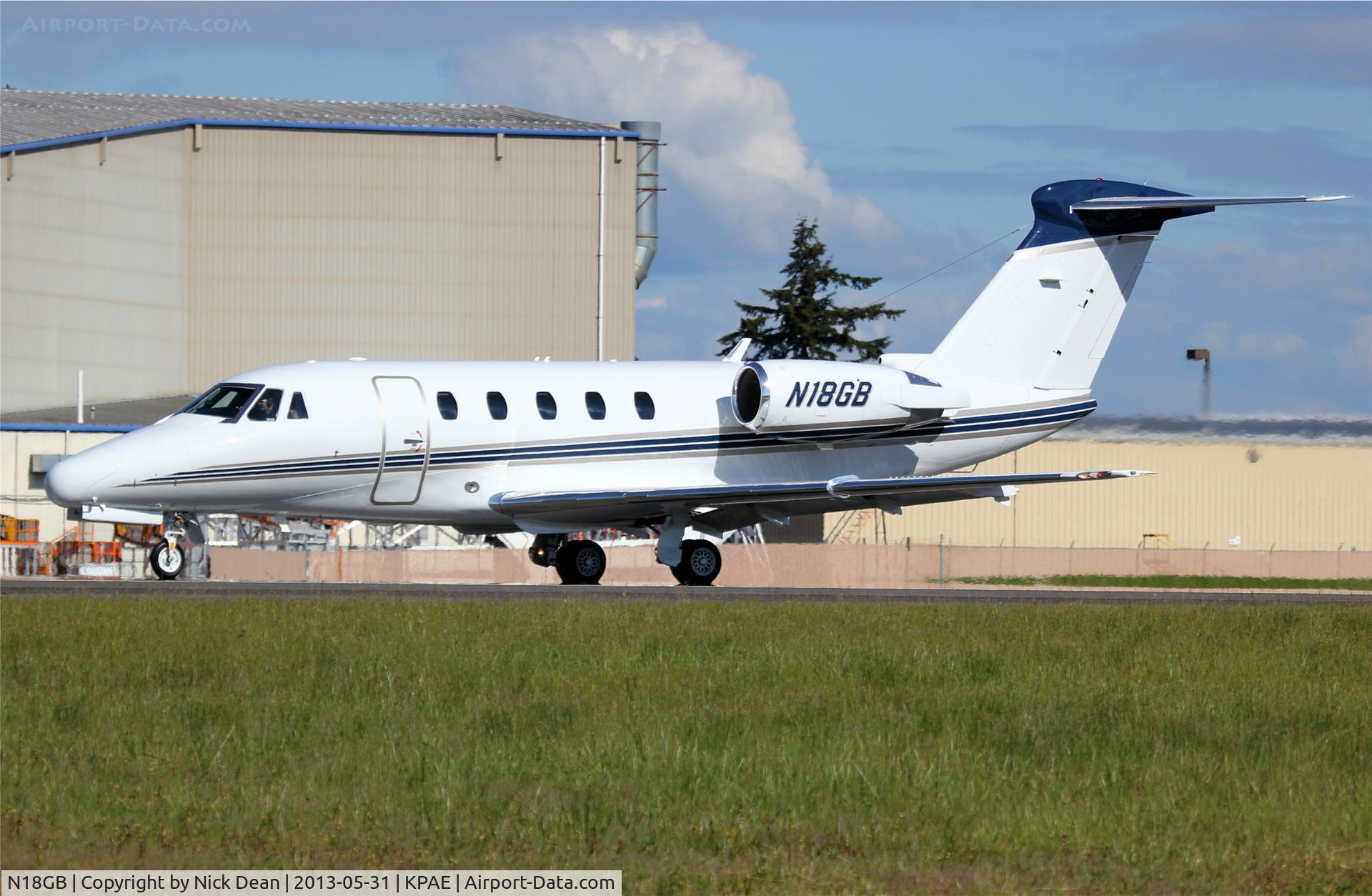 N18GB, 1995 Cessna 650 Citation VII C/N 650-7048, KPAE/PAE