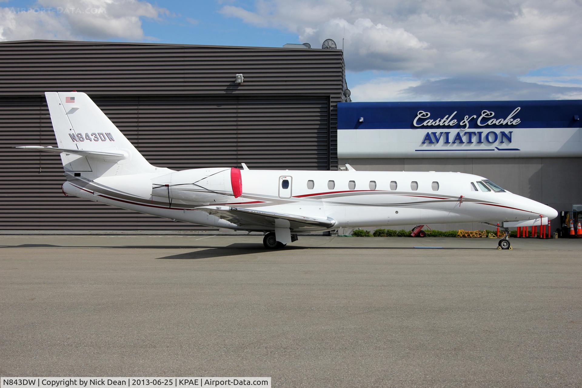 N843DW, 2008 Cessna 680 Citation Sovereign C/N 680-0219, KPAE/PAE