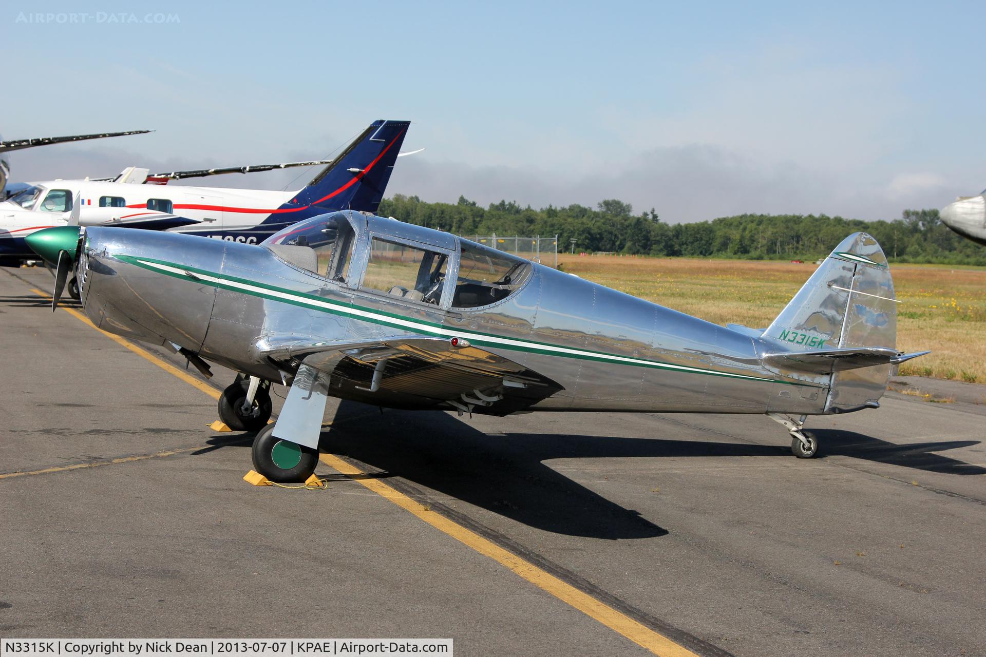 N3315K, 1946 Globe GC-1B Swift C/N 1308, KPAE/PAE