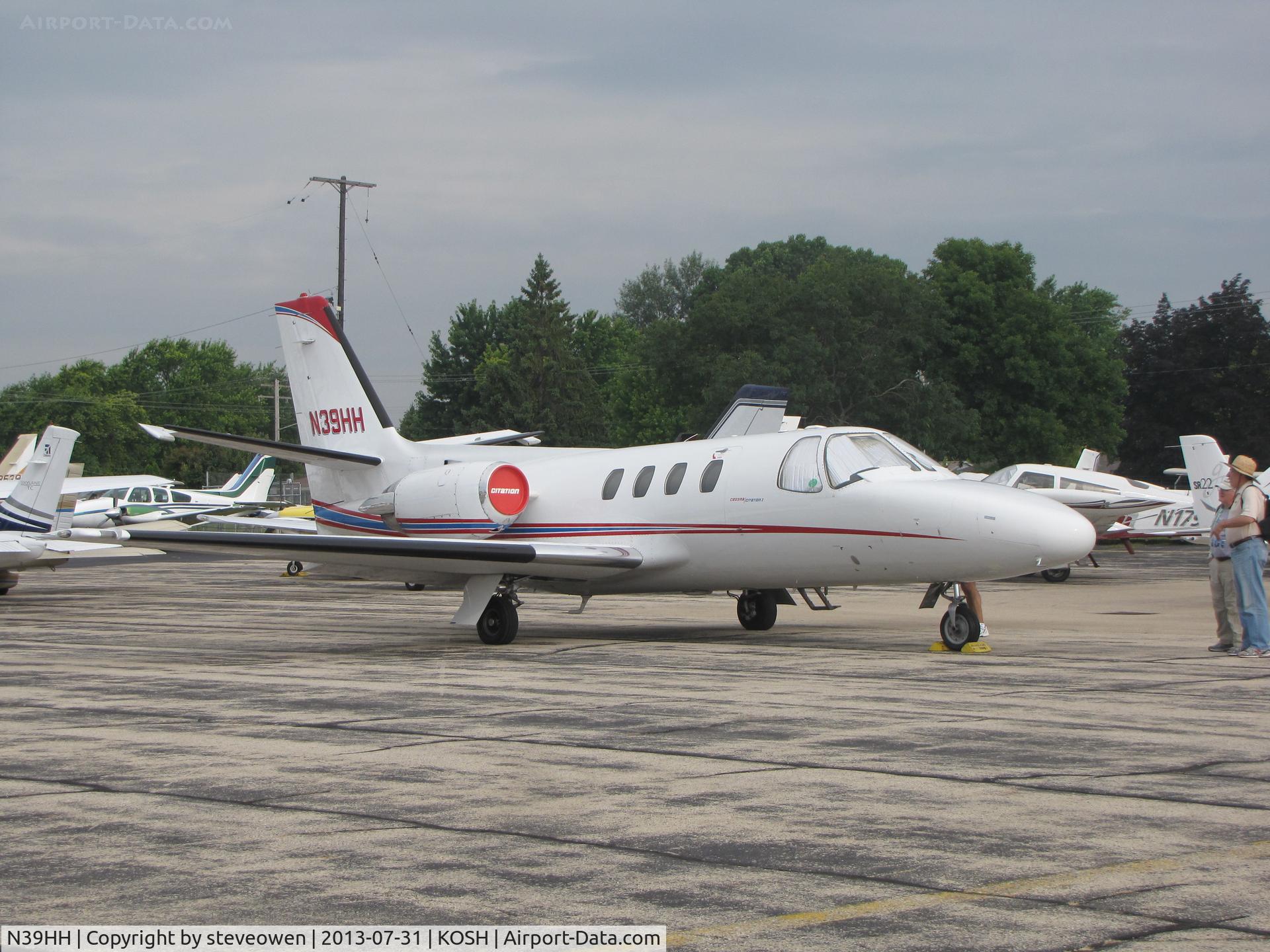 N39HH, 1979 Cessna 501 Citation I/SP C/N 501-0132, Basler FBO ramp