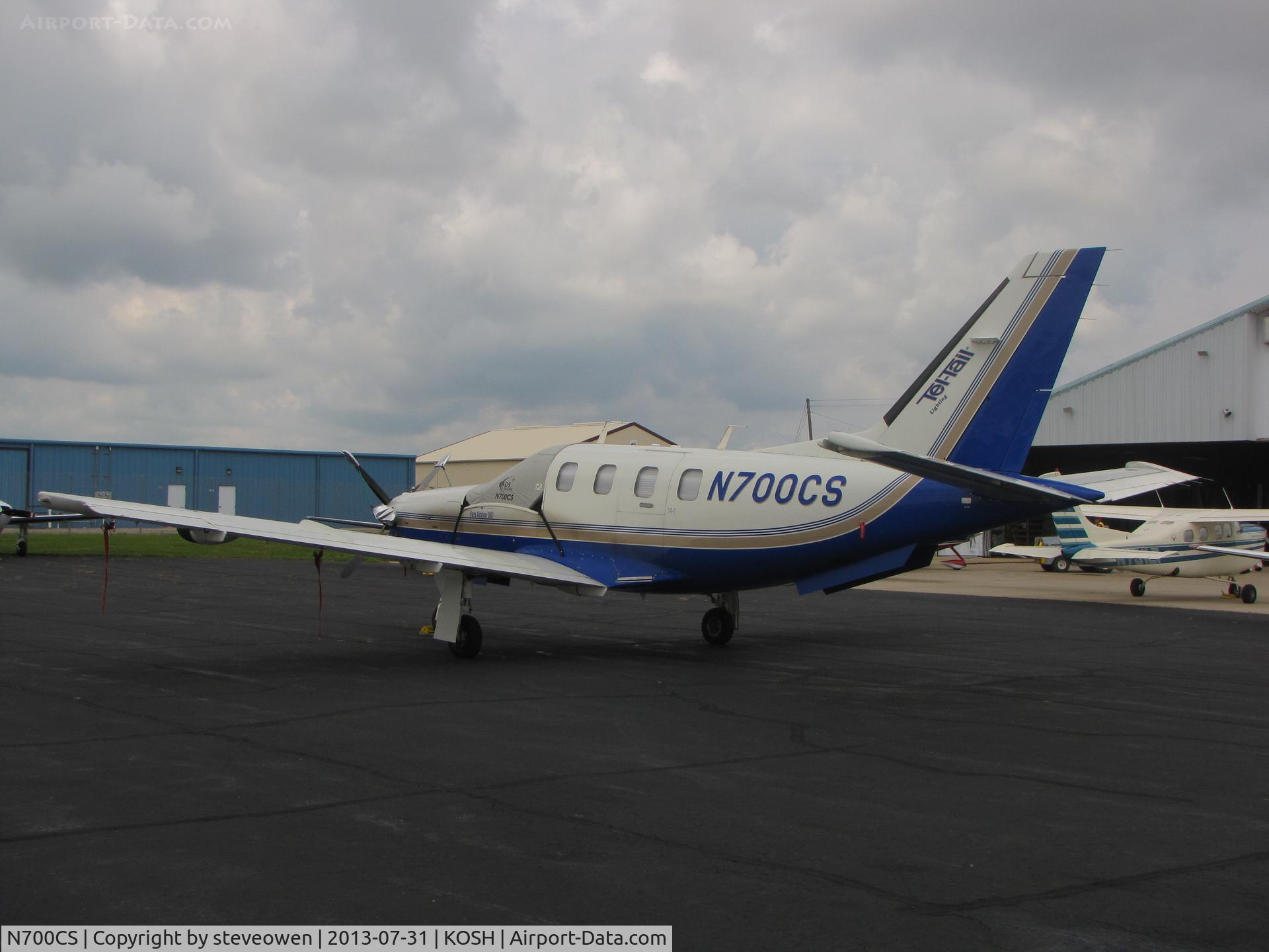 N700CS, 1995 Socata TBM-700 C/N 109, Basler FBO ramp