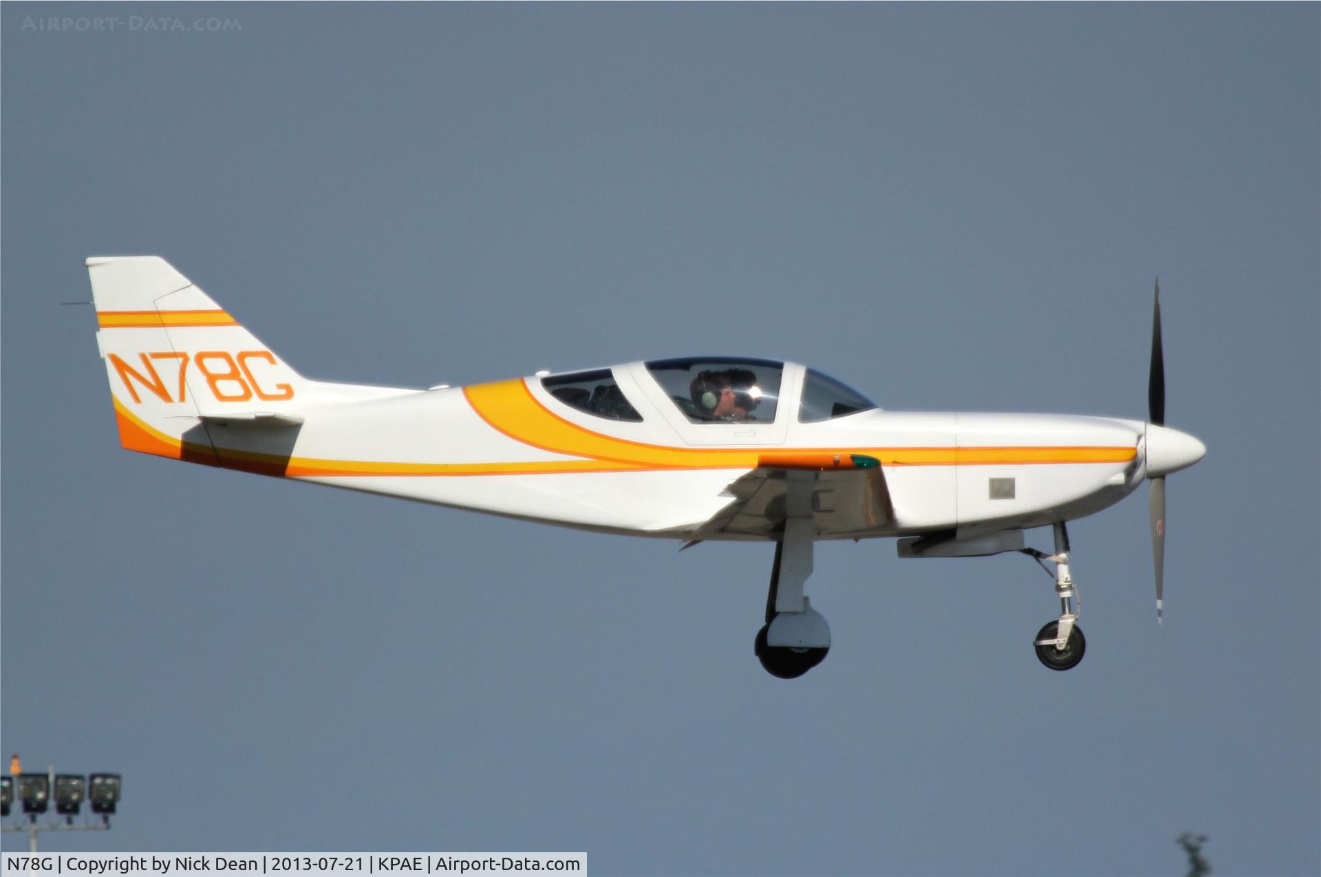 N78G, 1989 Stoddard-Hamilton Glasair III C/N 3038, KPAE/PAE