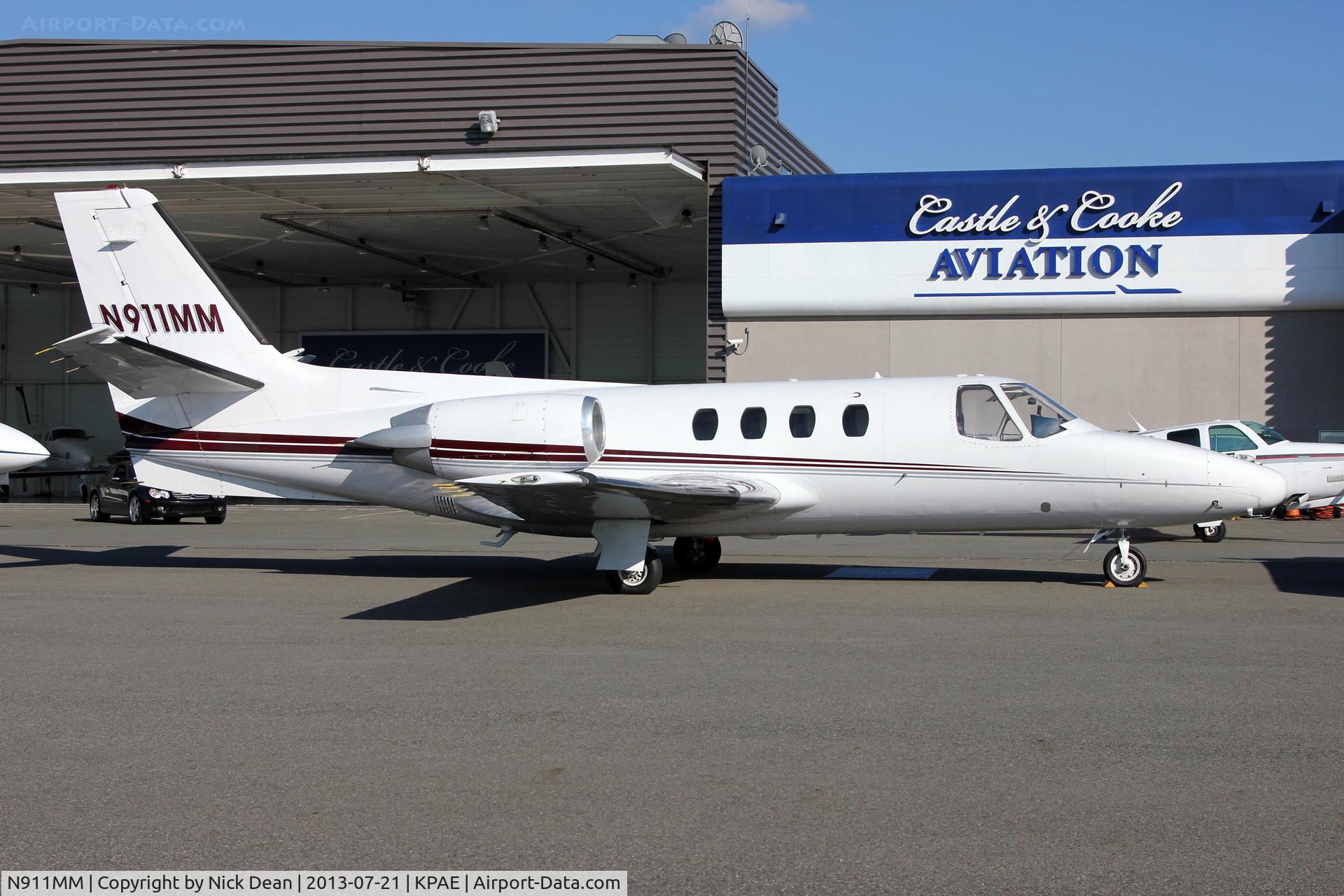N911MM, 1977 Cessna 501 Citation I/SP C/N 501-0030, KPAE/PAE