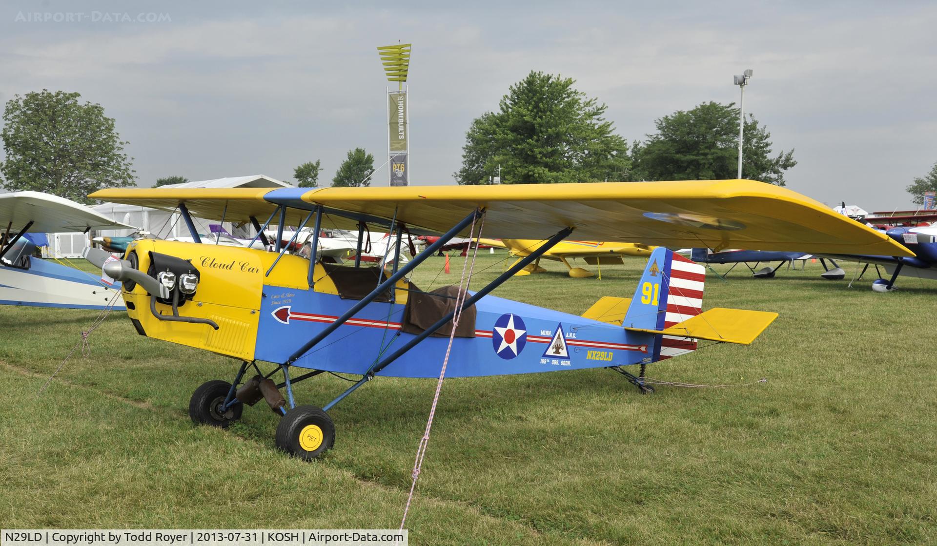 N29LD, 1988 Pietenpol Air Camper C/N D-193, Airventure 2013