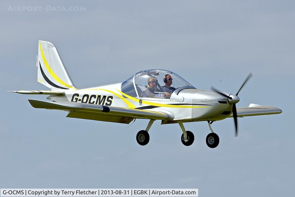 G-OCMS, 2010 Cosmik EV-97 TeamEurostar UK C/N 3718, 2010 Cosmik EV-97 TEAMEUROSTAR UK, c/n: 3718