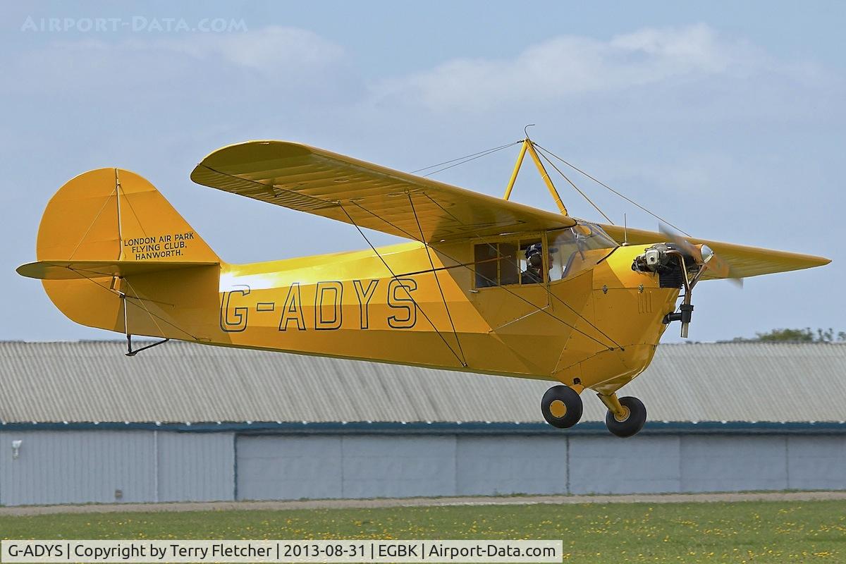 G-ADYS, 1935 Aeronca C-3 C/N A-600, 1935 Aeronca C3, c/n: A-600 at Sywell in 2013